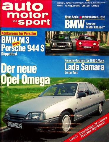 Deckblatt Auto Motor und Sport (17/1986)